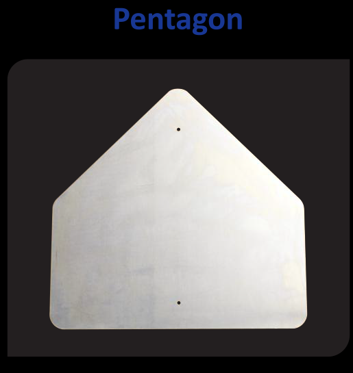 Aluminum Pentagon Blanks Sheets